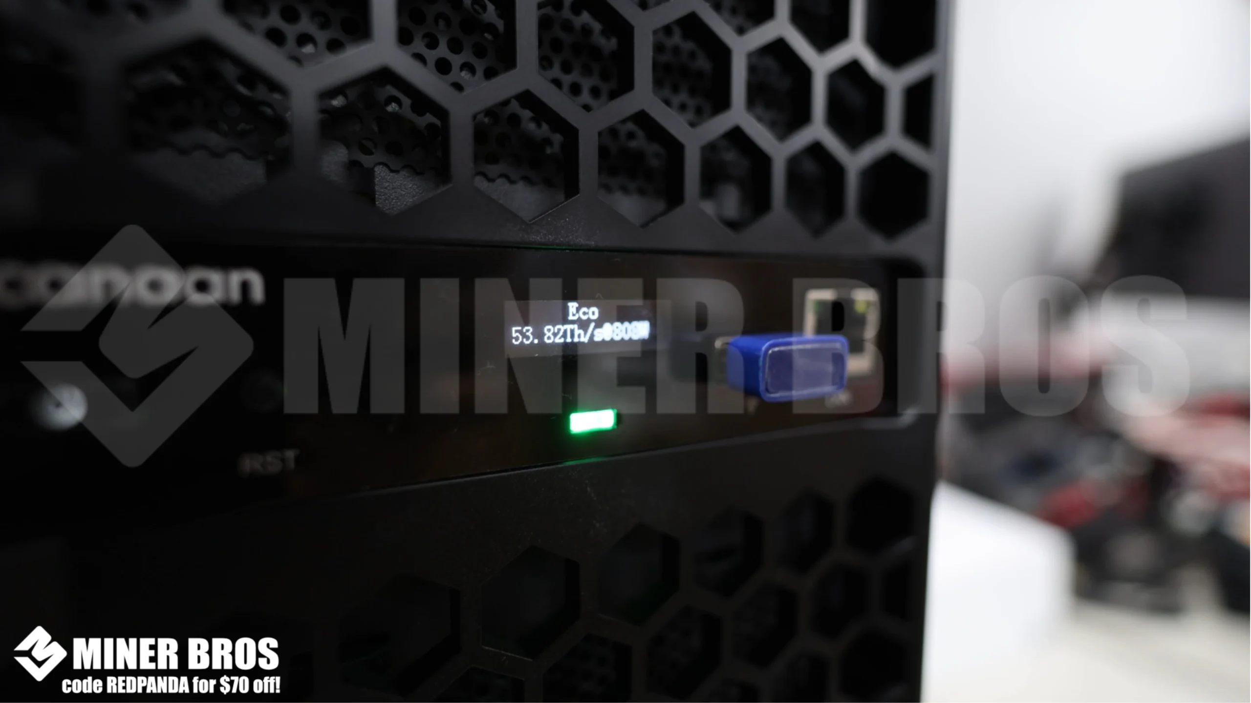 on the unit's screen.