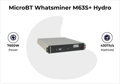 MicroBT Whatsminer M63S+ Hydro detail