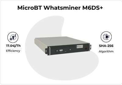 MicroBT Whatsminer M6DS+ detail