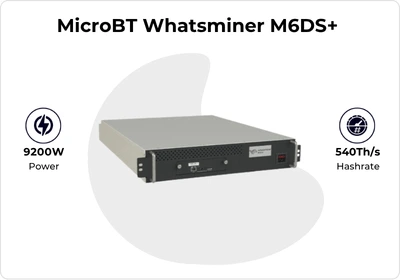 MicroBT Whatsminer M6DS+ detail