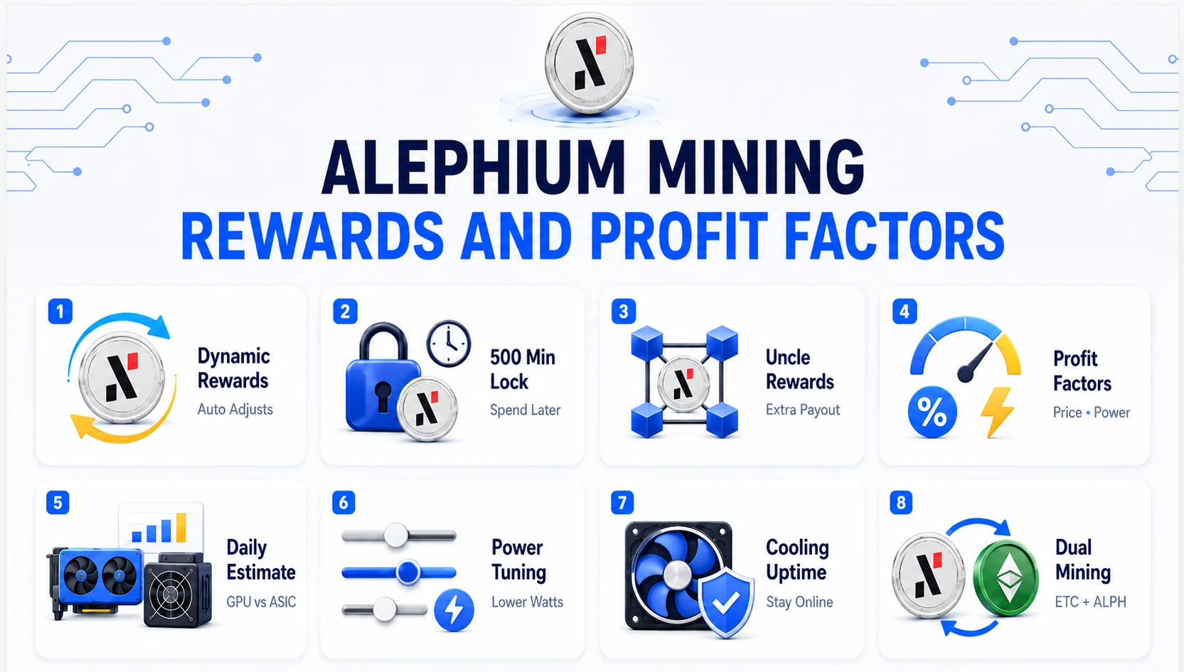 Alephium mining reward and profit