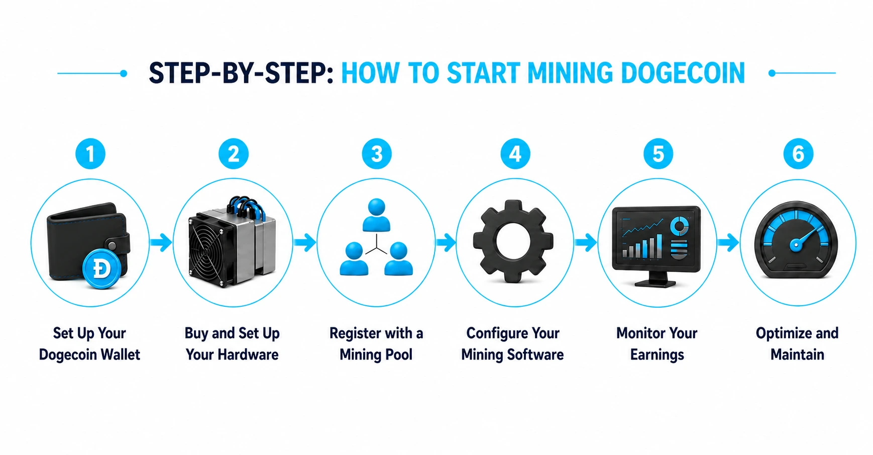 Dogecoin mining step by step guide
